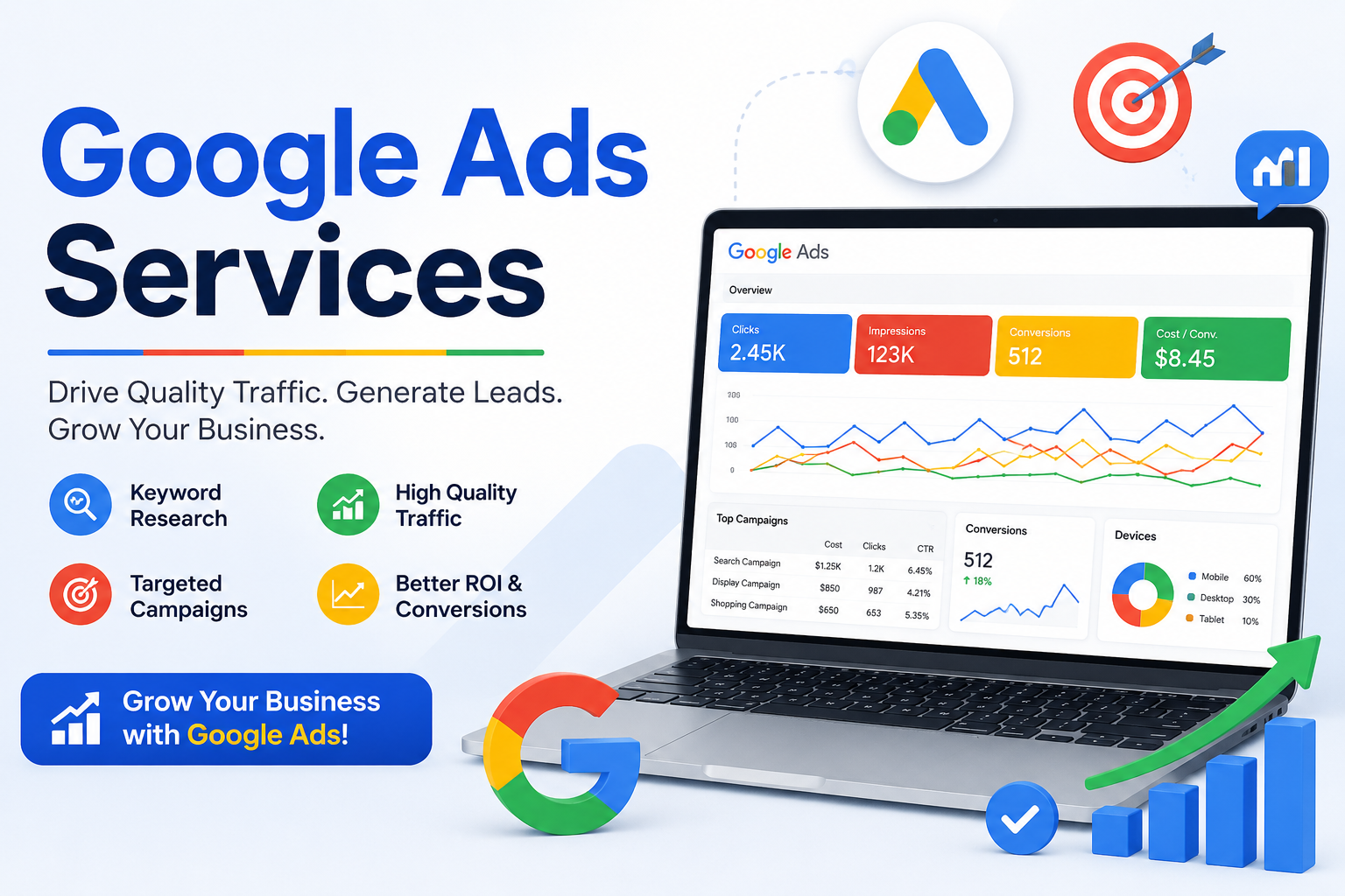 Google Ads Services: Turn Clicks into Customers with SEO Webfly